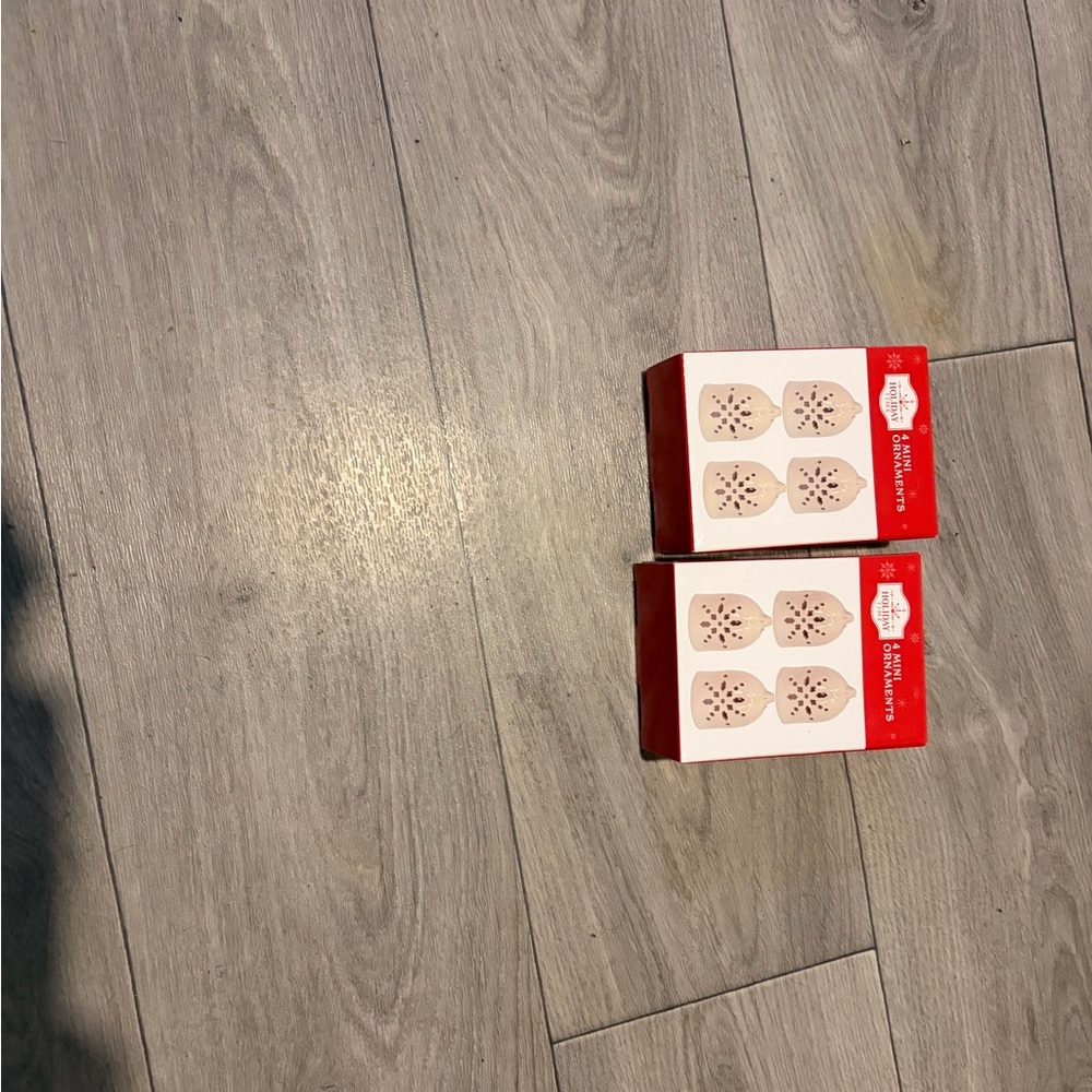 Hallmark Red and White Decorative Boxes
